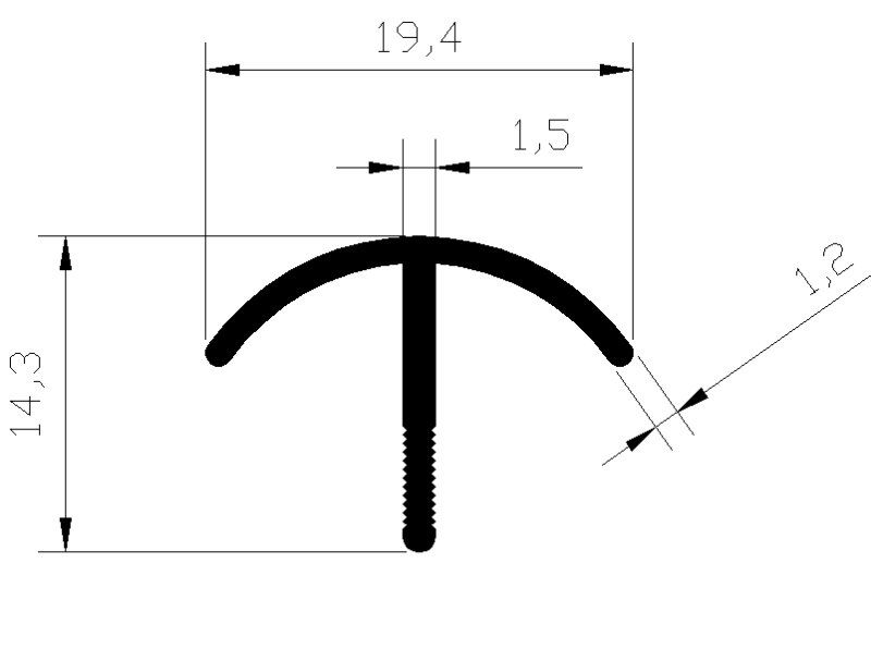 Canto Externo de Sobrepor UNI0473